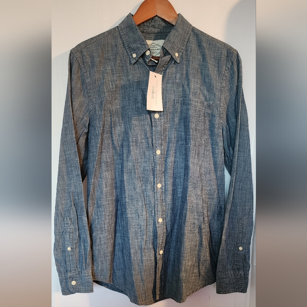 Classic Blue Denim Shirt Sz S NWT